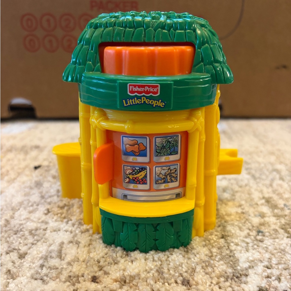 Fisher Price-Little People-VISITOR'S BOOTH-Baby Zoo Animals-2001